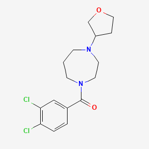 1-(3,4-Dichlorobenzoyl)-4-(oxolan-3-yl)-1,4-diazepane