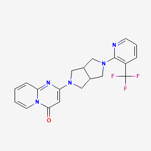 2-{5-[3-(trifluoromethyl)pyridin-2-yl]-octahydropyrrolo[3,4-c]pyrrol-2-yl}-4H-pyrido[1,2-a]pyrimidin-4-one