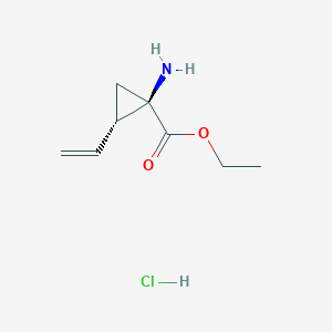 (1R,2S)-ethyl 1-amino-2-vinylcyclopropanecarboxylate hydrochloride