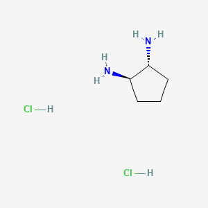 molecular formula C5H14Cl2N2 B1511792 trans-Cyclopentane-1,2-diamine dihydrochloride CAS No. 1030390-38-5