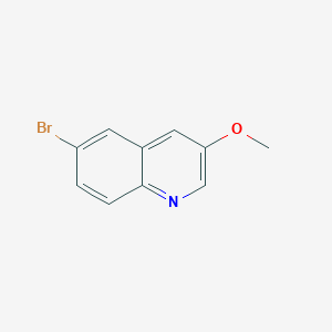 molecular formula C10H8BrNO B1511802 6-溴-3-甲氧基喹啉 CAS No. 1201844-77-0