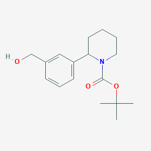 Tert-butyl 2-[3-(hydroxymethyl)phenyl]piperidine-1-carboxylate