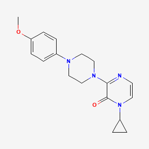 1-Cyclopropyl-3-[4-(4-methoxyphenyl)piperazin-1-yl]-1,2-dihydropyrazin-2-one