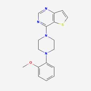 1-(2-Methoxyphenyl)-4-{thieno[3,2-d]pyrimidin-4-yl}piperazine