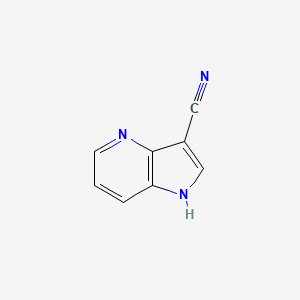 molecular formula C8H5N3 B1511835 1H-Pyrrolo[3,2-b]pyridine-3-carbonitrile CAS No. 1196151-62-8