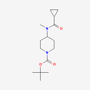 tert-butyl 4-(N-methylcyclopropaneamido)piperidine-1-carboxylate