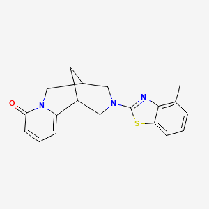 11-(4-Methyl-1,3-benzothiazol-2-yl)-7,11-diazatricyclo[7.3.1.0^{2,7}]trideca-2,4-dien-6-one