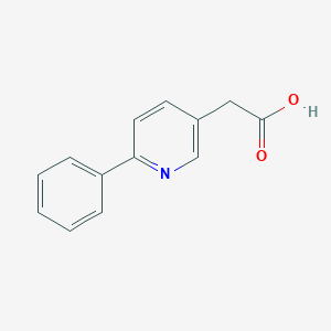 3-Pyridineacetic acid, 6-phenyl-