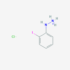 molecular formula C6H8ClIN2 B151184 (2-碘苯基)肼盐酸盐 CAS No. 60481-34-7
