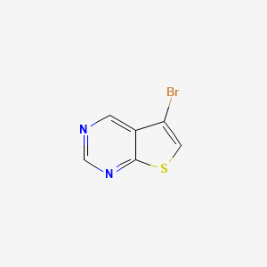 molecular formula C6H3BrN2S B1511840 5-溴噻吩并[2,3-d]嘧啶 CAS No. 1379322-62-9