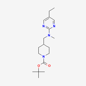 Tert-butyl 4-{[(5-ethylpyrimidin-2-yl)(methyl)amino]methyl}piperidine-1-carboxylate