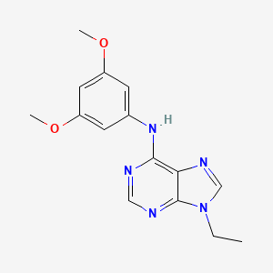 N-(3,5-dimethoxyphenyl)-9-ethyl-9H-purin-6-amine