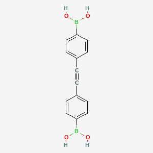 1,2-Bis(4-dihydroxyboryl)phenylethyne