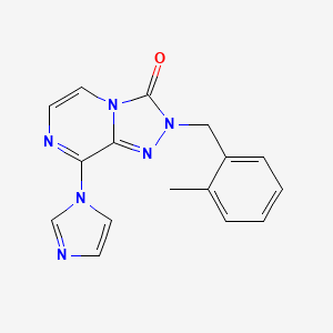 8-(1H-imidazol-1-yl)-2-[(2-methylphenyl)methyl]-2H,3H-[1,2,4]triazolo[4,3-a]pyrazin-3-one