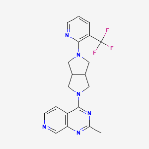 2-(5-{2-Methylpyrido[3,4-d]pyrimidin-4-yl}-octahydropyrrolo[3,4-c]pyrrol-2-yl)-3-(trifluoromethyl)pyridine