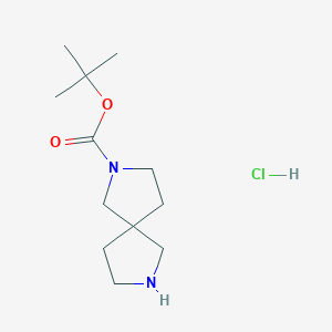 tert-Butyl 2,7-diazaspiro[4.4]nonane-2-carboxylate hydrochloride