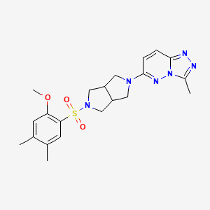 6-[5-(2-Methoxy-4,5-dimethylbenzenesulfonyl)-octahydropyrrolo[3,4-c]pyrrol-2-yl]-3-methyl-[1,2,4]triazolo[4,3-b]pyridazine