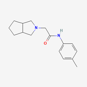 N-(4-methylphenyl)-2-{octahydrocyclopenta[c]pyrrol-2-yl}acetamide