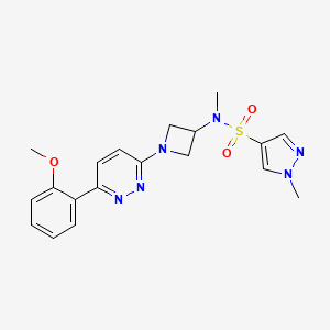 N-{1-[6-(2-methoxyphenyl)pyridazin-3-yl]azetidin-3-yl}-N,1-dimethyl-1H-pyrazole-4-sulfonamide