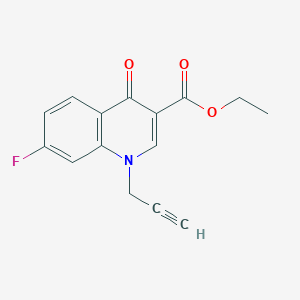 Ethyl 7-fluoro-4-oxo-1-(prop-2-yn-1-yl)-1,4-dihydroquinoline-3-carboxylate