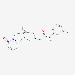 N-(3-methylphenyl)-2-{6-oxo-7,11-diazatricyclo[7.3.1.0^{2,7}]trideca-2,4-dien-11-yl}acetamide