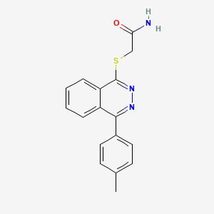 2-{[4-(4-Methylphenyl)phthalazin-1-yl]sulfanyl}acetamide