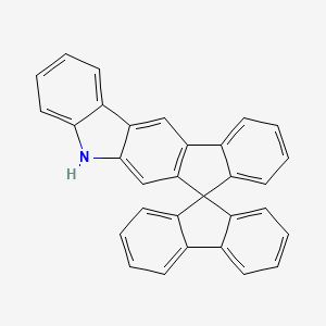 molecular formula C31H19N B1511910 Spiro[9H-fluorene-9,7'(5'H)-indeno[2,1-b]carbazole] 