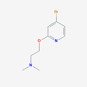 2-((4-Bromopyridin-2-yl)oxy)-N,N-dimethylethanamine