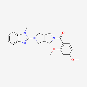 2-[5-(2,4-dimethoxybenzoyl)-octahydropyrrolo[3,4-c]pyrrol-2-yl]-1-methyl-1H-1,3-benzodiazole