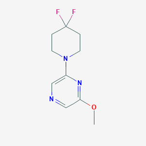 2-(4,4-Difluoropiperidin-1-yl)-6-methoxypyrazine