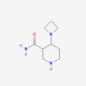 molecular formula C9H17N3O B1511932 4-(Azetidin-1-yl)piperidine-3-carboxamide CAS No. 1147422-13-6