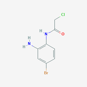 molecular formula C8H8BrClN2O B1511934 N-(2-Amino-4-bromophenyl)-2-chloroacetamide CAS No. 854583-92-9