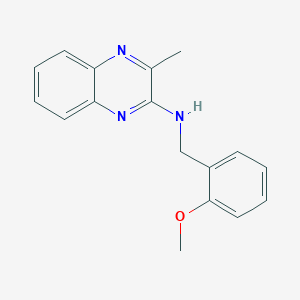 N-[(2-methoxyphenyl)methyl]-3-methylquinoxalin-2-amine