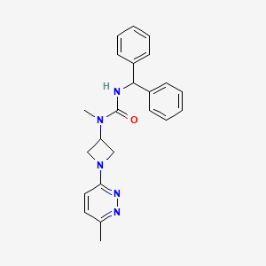 1-(Diphenylmethyl)-3-methyl-3-[1-(6-methylpyridazin-3-yl)azetidin-3-yl]urea