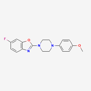 6-Fluoro-2-[4-(4-methoxyphenyl)piperazin-1-yl]-1,3-benzoxazole