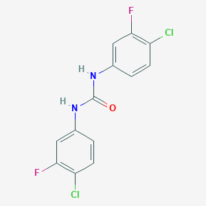 molecular formula C13H8Cl2F2N2O B15119601 1,3-Bis(4-chloro-3-fluorophenyl)urea 