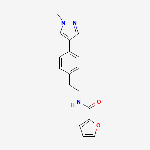 N-{2-[4-(1-methyl-1H-pyrazol-4-yl)phenyl]ethyl}furan-2-carboxamide