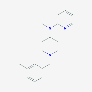 N-methyl-N-{1-[(3-methylphenyl)methyl]piperidin-4-yl}pyridin-2-amine