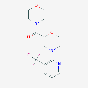 2-(Morpholine-4-carbonyl)-4-[3-(trifluoromethyl)pyridin-2-yl]morpholine