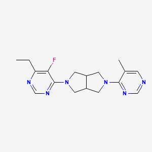 4-Ethyl-5-fluoro-6-[5-(5-methylpyrimidin-4-yl)-octahydropyrrolo[3,4-c]pyrrol-2-yl]pyrimidine