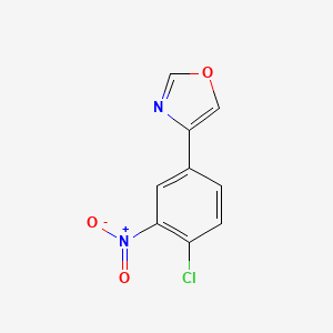 4-(4-Chloro-3-nitrophenyl)oxazole