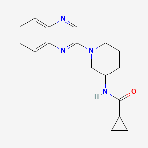 N-[1-(quinoxalin-2-yl)piperidin-3-yl]cyclopropanecarboxamide