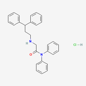 2-(3,3-Diphenylpropylamino)-N,N-diphenylacetamide hydrochloride
