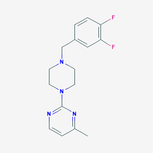 2-{4-[(3,4-Difluorophenyl)methyl]piperazin-1-yl}-4-methylpyrimidine