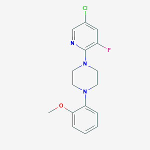 1-(5-Chloro-3-fluoropyridin-2-yl)-4-(2-methoxyphenyl)piperazine