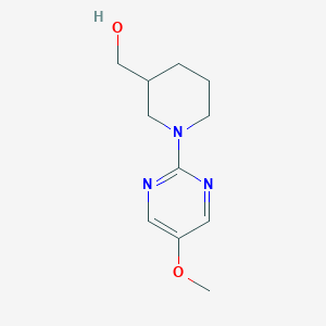 molecular formula C11H17N3O2 B15119801 [1-(5-Methoxypyrimidin-2-yl)piperidin-3-yl]methanol 