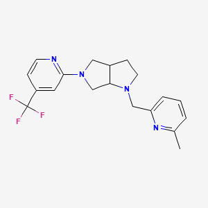 2-{1-[(6-Methylpyridin-2-yl)methyl]-octahydropyrrolo[2,3-c]pyrrol-5-yl}-4-(trifluoromethyl)pyridine