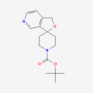 molecular formula C16H22N2O3 B1511992 叔丁基-1H-螺[呋喃[3,4-c]吡啶-3,4'-哌啶]-1'-羧酸酯 CAS No. 1017599-05-1