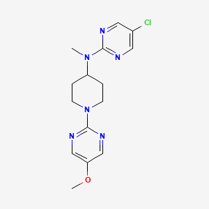 5-chloro-N-[1-(5-methoxypyrimidin-2-yl)piperidin-4-yl]-N-methylpyrimidin-2-amine