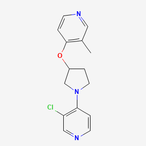 3-Chloro-4-{3-[(3-methylpyridin-4-yl)oxy]pyrrolidin-1-yl}pyridine